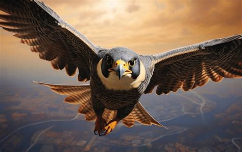  ¡El Halcón Peregrino: Un Maestro del Cielo que Combina la Velocidad Deslumbrante con la Agudeza Visual Inigualable!